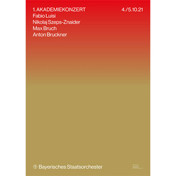 1. Akademiekonzert 2021/22 (Plakat)