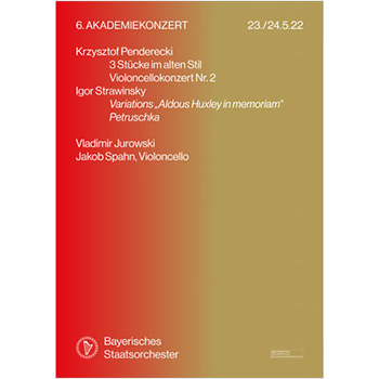 6. Akademiekonzert 2021/22 (Plakat)