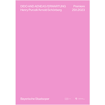 Dido and Aeneas/ Erwartung 2022-23 A0 (Plakat)